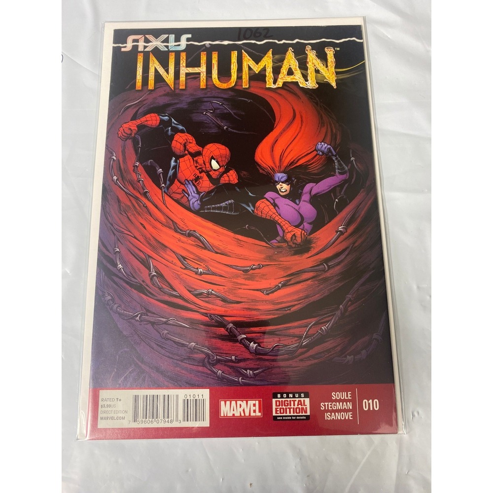 Marvel Inhuman 10 Spider-Man Medusa Charles Soule Ryan Stegman 2015 Comic Book